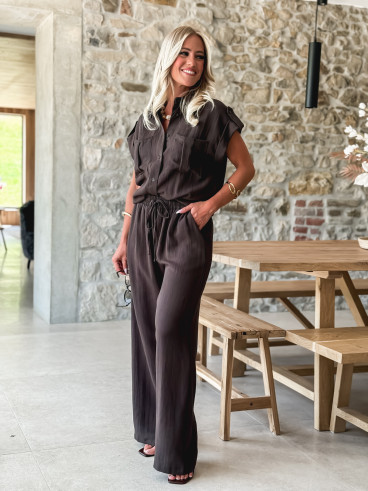 Chemise Elaina - Marron