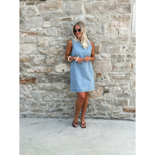 Robe en jeans bleu - Agata