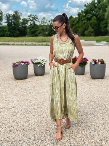 Robe longue Selah - Kaki