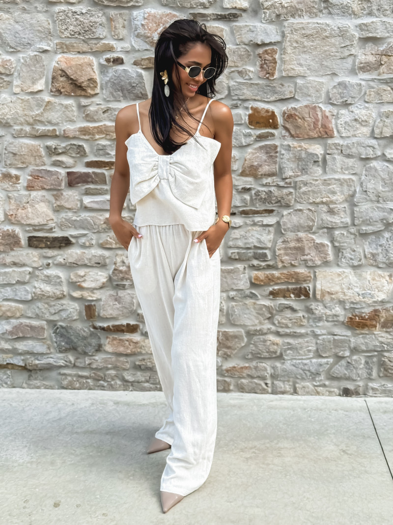 Combinaison pantalon Alayna - Beige