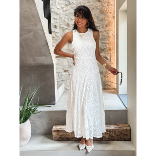 Robe longue Enolane - Blanc