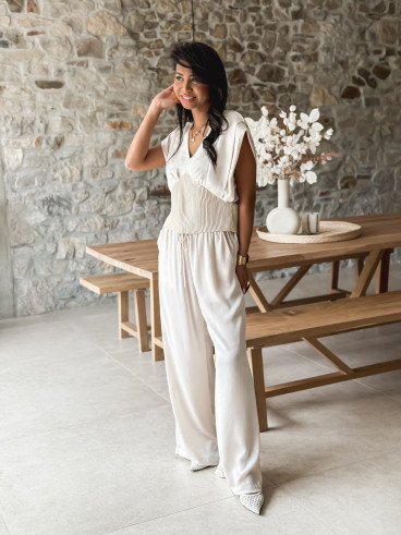 Pantalon Lévanna - Ecru