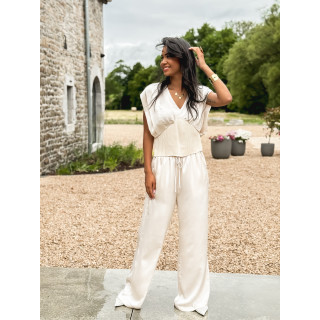 Pantalon Lévanna - Ecru