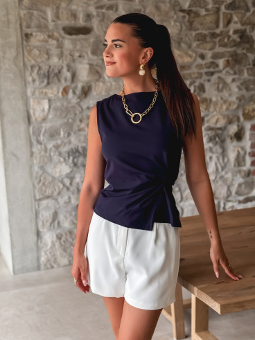 Blouse Auria - Bleu marine