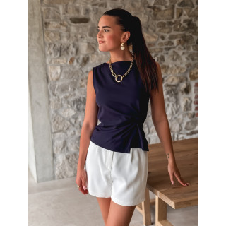 Blouse Auria - Bleu marine