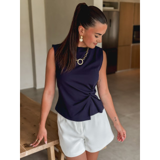 Blouse Auria - Bleu marine