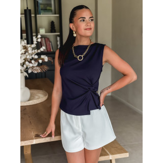 Blouse Auria - Bleu marine