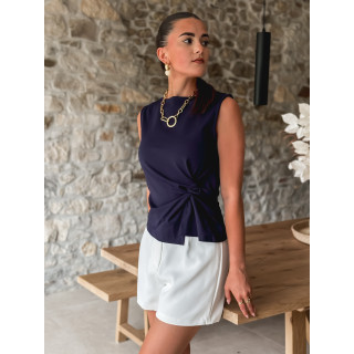 Blouse Auria - Bleu marine