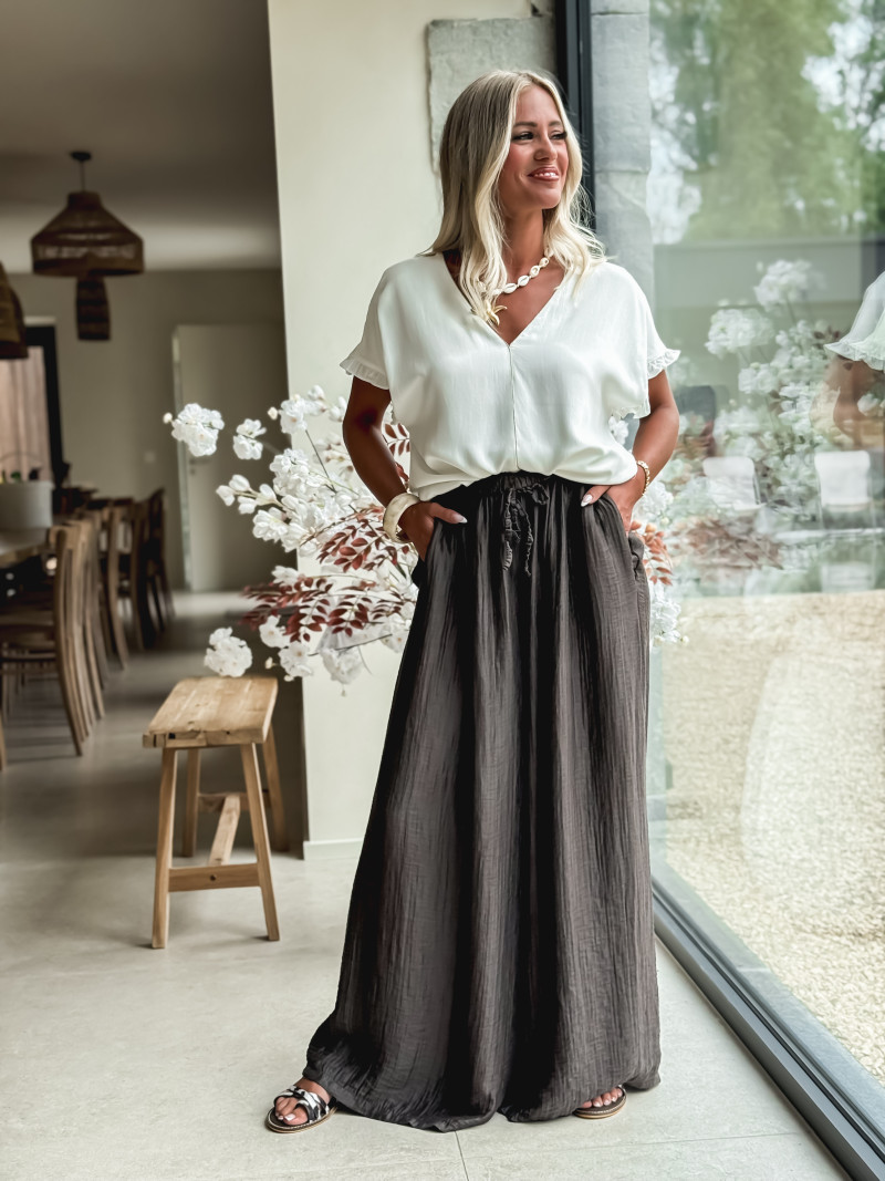 Pantalon Auxane - Chocolat