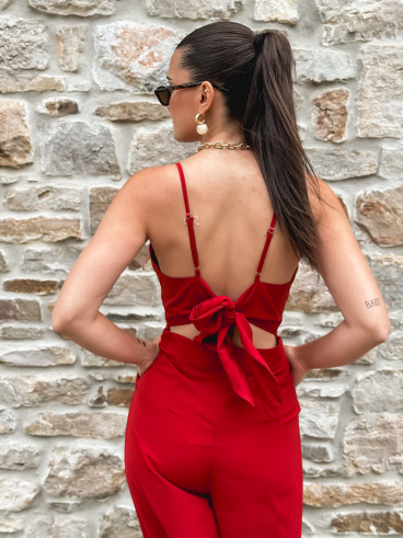 Combinaison pantalon Mollia - Brique