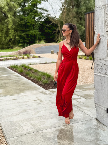 Combinaison pantalon Mollia - Brique