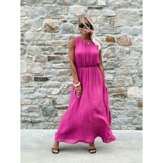 Robe longue Emiliane - Violet
