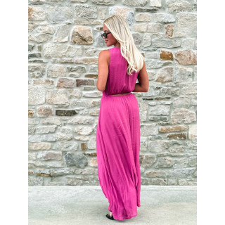 Robe longue Emiliane - Violet