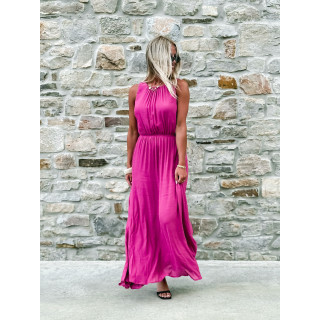 Robe longue Emiliane - Violet