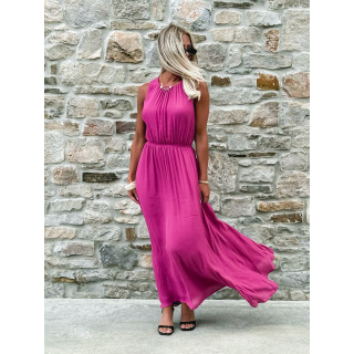 Robe longue Emiliane - Violet