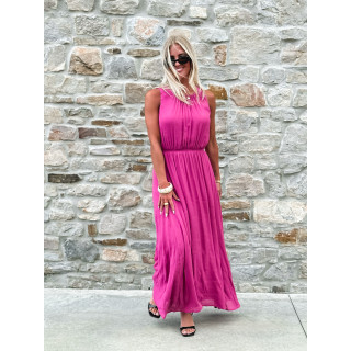 Robe longue Emiliane - Violet
