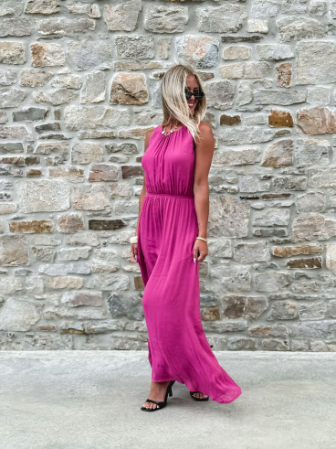 Robe longue Emiliane - Violet