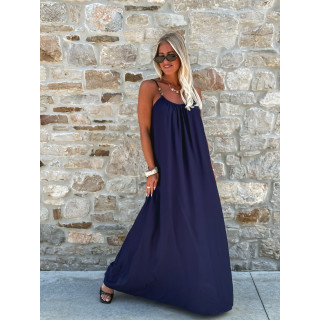 Robe longue Venetta - Bleu marine