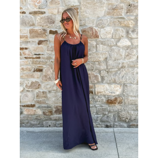 Robe longue Venetta - Bleu marine