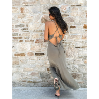 Robe longue Véllia - Kaki
