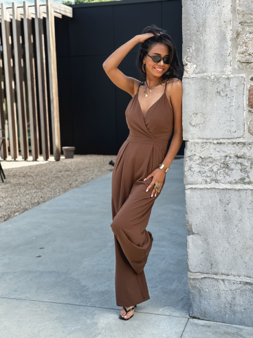 Combinaison pantalon Mollia - Chocolat