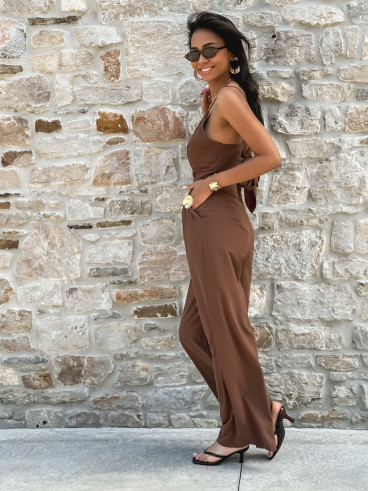 Combinaison pantalon Mollia - Chocolat