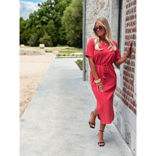 Robe longue Gianina - Terracotta