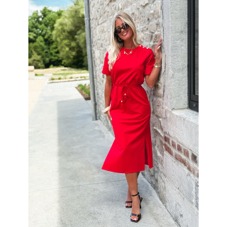 Robe longue Gianina - Rouge