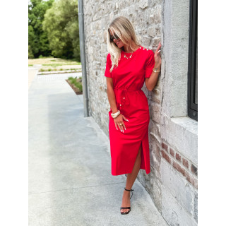 Robe longue Gianina - Rouge