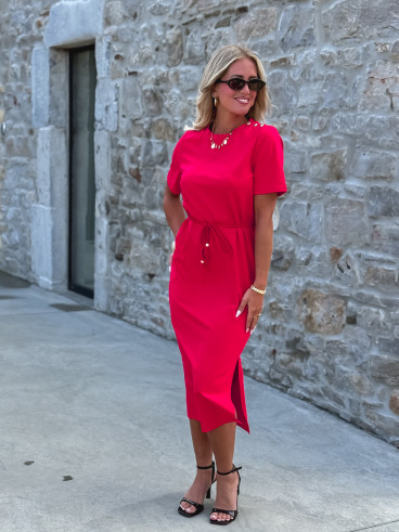 Robe longue Gianina - Rouge