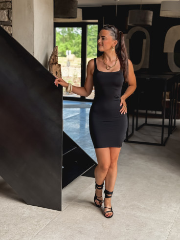 Robe courte Evaëlle - Noir