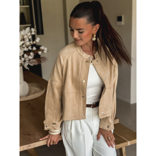 Veste en daim Azora - Beige