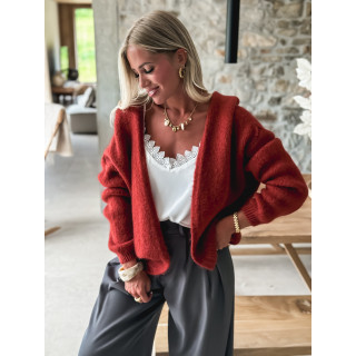 Gilet Dalia - Brique