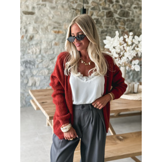 Gilet Dalia - Brique