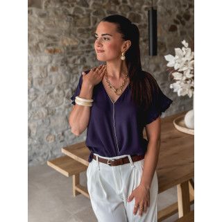 Blouse Elissa - Bleu marine