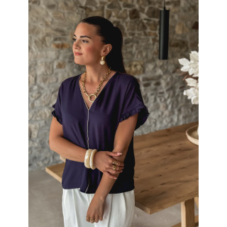 Blouse Elissa - Bleu marine