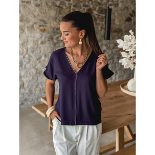 Blouse Elissa - Bleu marine