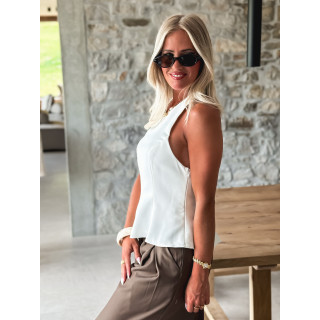 Blouse Nickie - Blanc