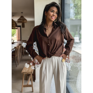 Chemise Ivane - Chocolat