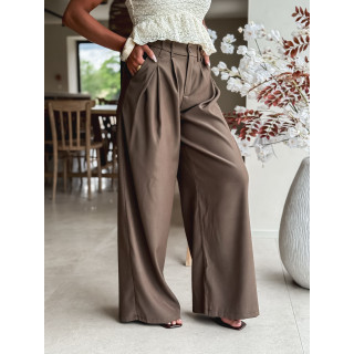 Pantalon Aésia - Chocolat