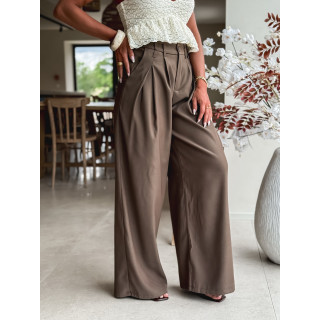 Pantalon Aésia - Chocolat