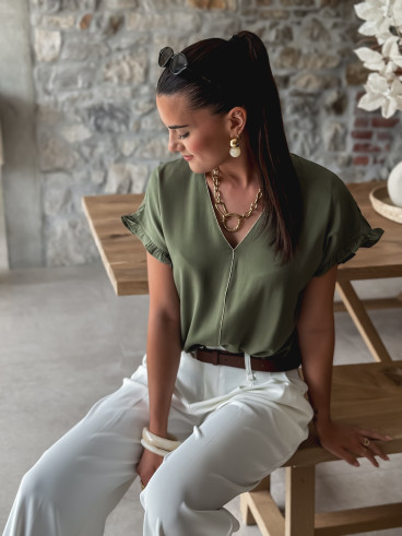 Blouse Elissa - Kaki