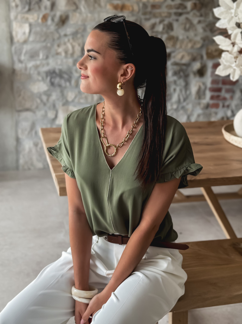 Blouse Elissa - Kaki