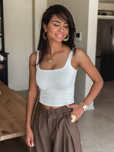 Top Isalis - Blanc