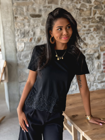T-shirt Nabelle - Noir