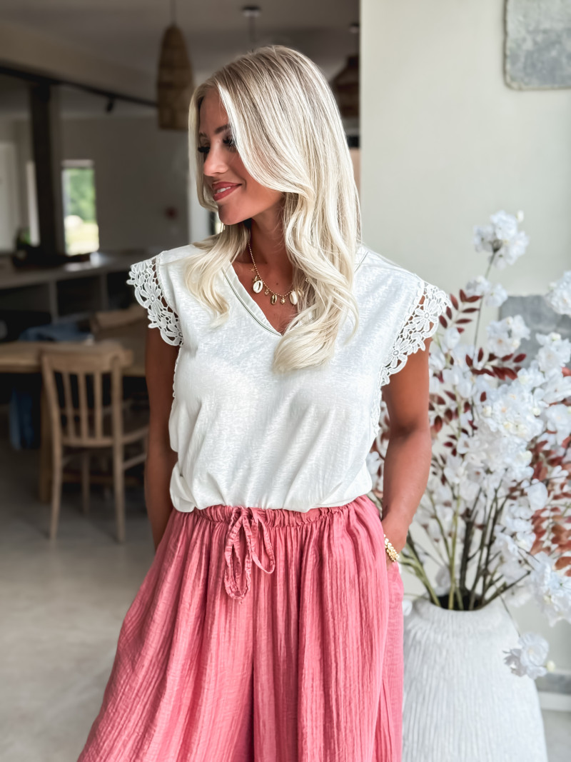 T-shirt Sanela - Blanc