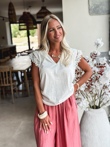 T-shirt Sanela - Blanc