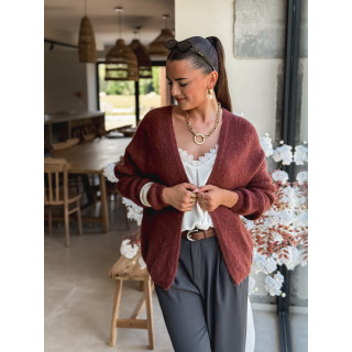 Gilet Dalia - Marron