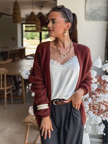 Gilet Dalia - Marron