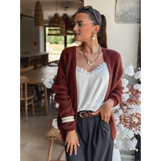 Gilet Dalia - Marron
